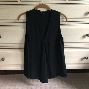Theory silk tank top. Size Small. Black.